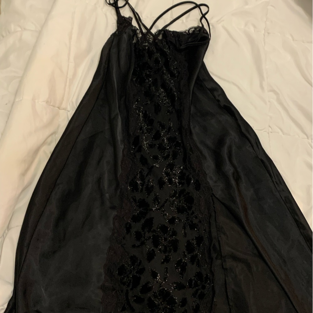 Maxi length slip dress